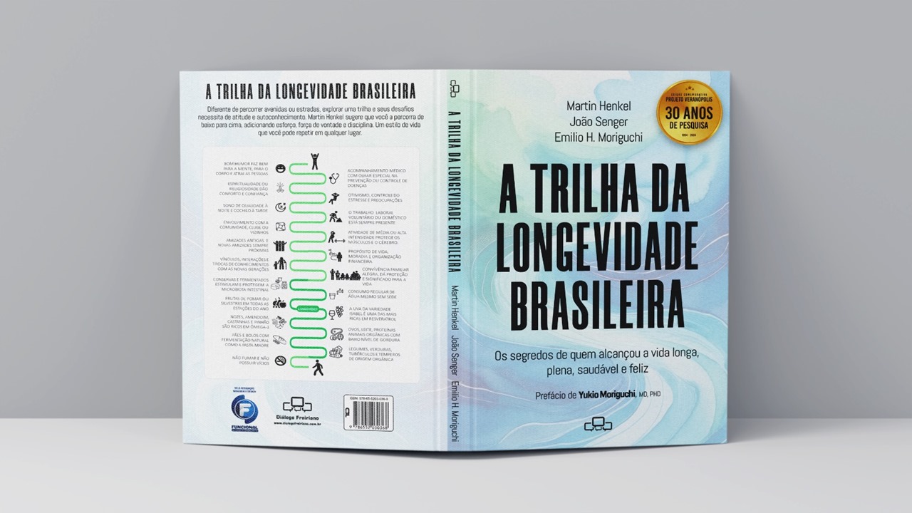  Martin Henkel lança livro “A trilha da longevidade brasileira”