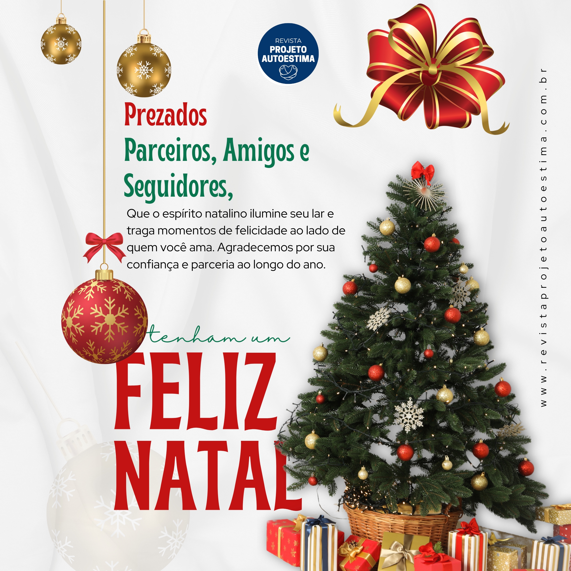 AOS NOSSOS PARCEIROS, AMIGOS E SEGUIDORES, UM FELIZ NATAL!