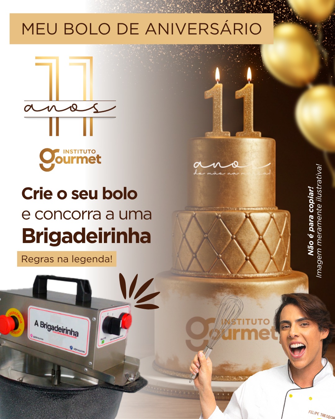 Instituto Gourmet completa 11 anos com desafio criativo e histórias de superação