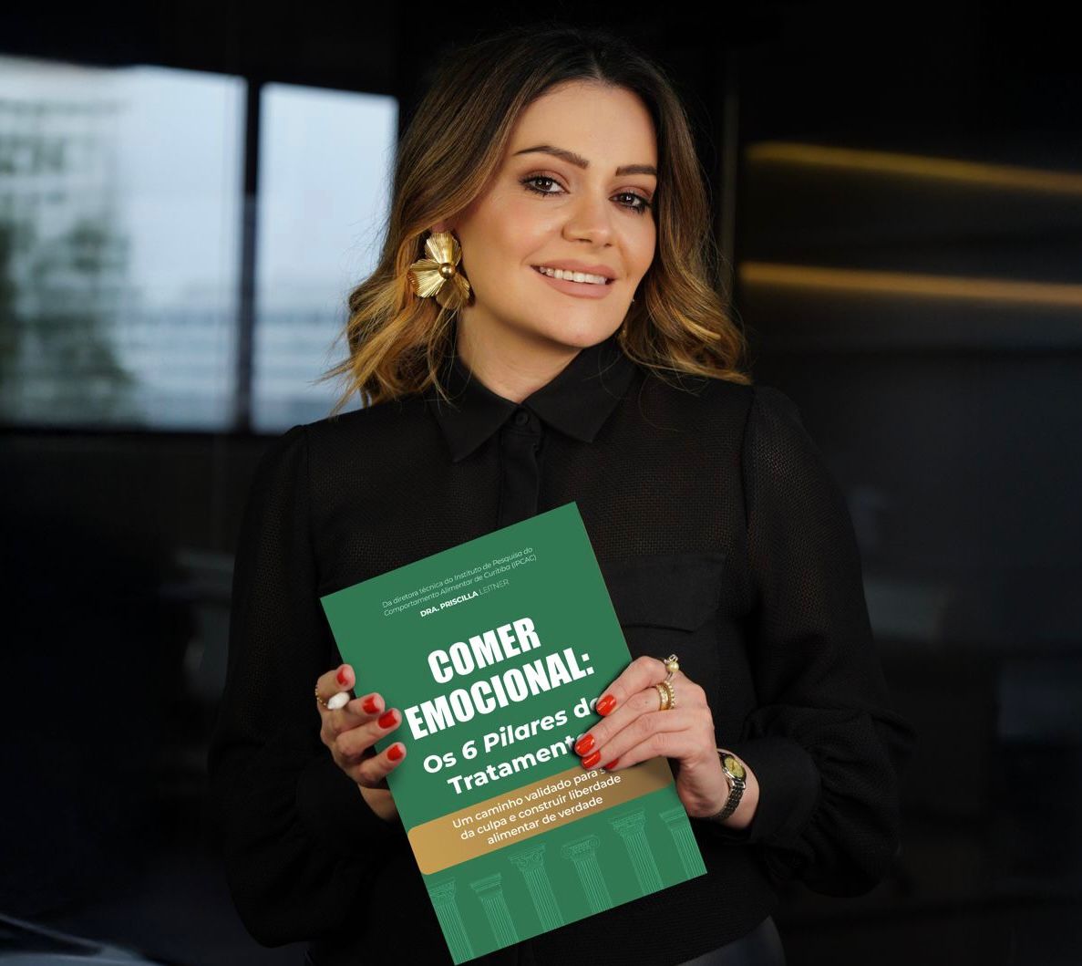 Novo livro da Dra Priscilla Leitner apresenta método claro para tratar o comer emocional