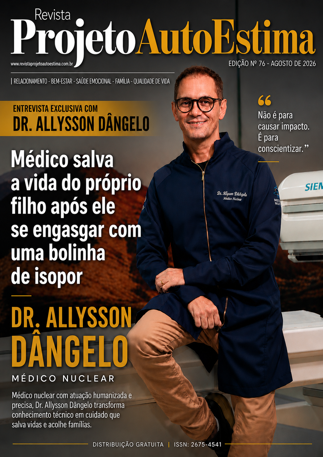 Já Está Disponível A Nova Edição De Nº 76 (Agosto/26) Da Revista Projeto AutoEstima. Faça O Download E Boa Leitura!
